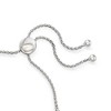 Ross-Simons 0.25 ct. t.w. Diamond Openwork Bolo Bracelet in Sterling Silver Size - 3 of 4