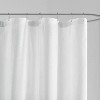 LunaLulinlk Ombre Printed Seersucker Shower Curtain Aqua 72x72" - 4 of 4