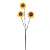 Fall 32.75 In Sunflower Trio Stake Thanksgiving Decorative Garden Stakes - 3 of 3