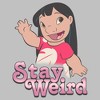 Womens Lilo & Stitch Hi, Stay Weird T Shirt - 2 of 4