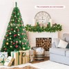 Costway Artificial PVC Christmas Tree W/Stand Holiday Season Indoor Outdoor Green - 4 of 4