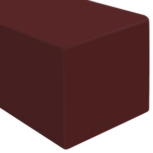 Lann's Linens Fitted Tablecloths for Rectangular Tables - Wedding, Banquet, Trade Show Polyester Cloth Fabric Cover - 1 of 4