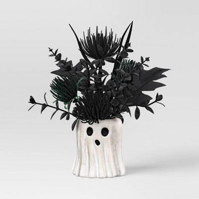 9" Small Faux Creepy Artificial Ghost Plant - Hyde and EEK! Boutique™