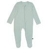 Modern Moments™ by Gerber Baby Neutral 2-Pack Sleep 'N Play With Mittens, Light Beige Olives - 2 of 4