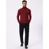 INSPIRE CHIC Men's Long Sleeve Solid Color Winter Knitted Turtleneck Pullover Sweater - 2 of 4