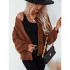 Clearlove Women's Cable Knit Cardigan Open Front Sweater Long Sleeve Button Coats Outerwear - 4 of 4