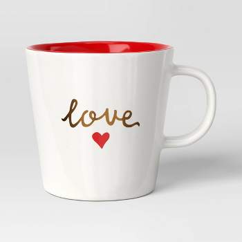 VALENTINE CANDY MUG Xoxo Printed Coffee Mug Gift for Her Kitchen Accessories  Heart Coffee Cup Microwave Safe Mug 