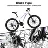 Gulches 26 inch Mountain Bike for Teenagers Girls Women, Shimano 21 Speeds with Dual Disc Brakes and 100mm Front Suspension - 3 of 4