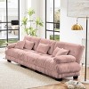 Modern Sectional Sofa, 3-Seater Sofa Modular Deep Seat Sofa Couch, Cloud Sofa with Cushions and Pillows, Sofa for Living Room-Cuddlewood - 3 of 4
