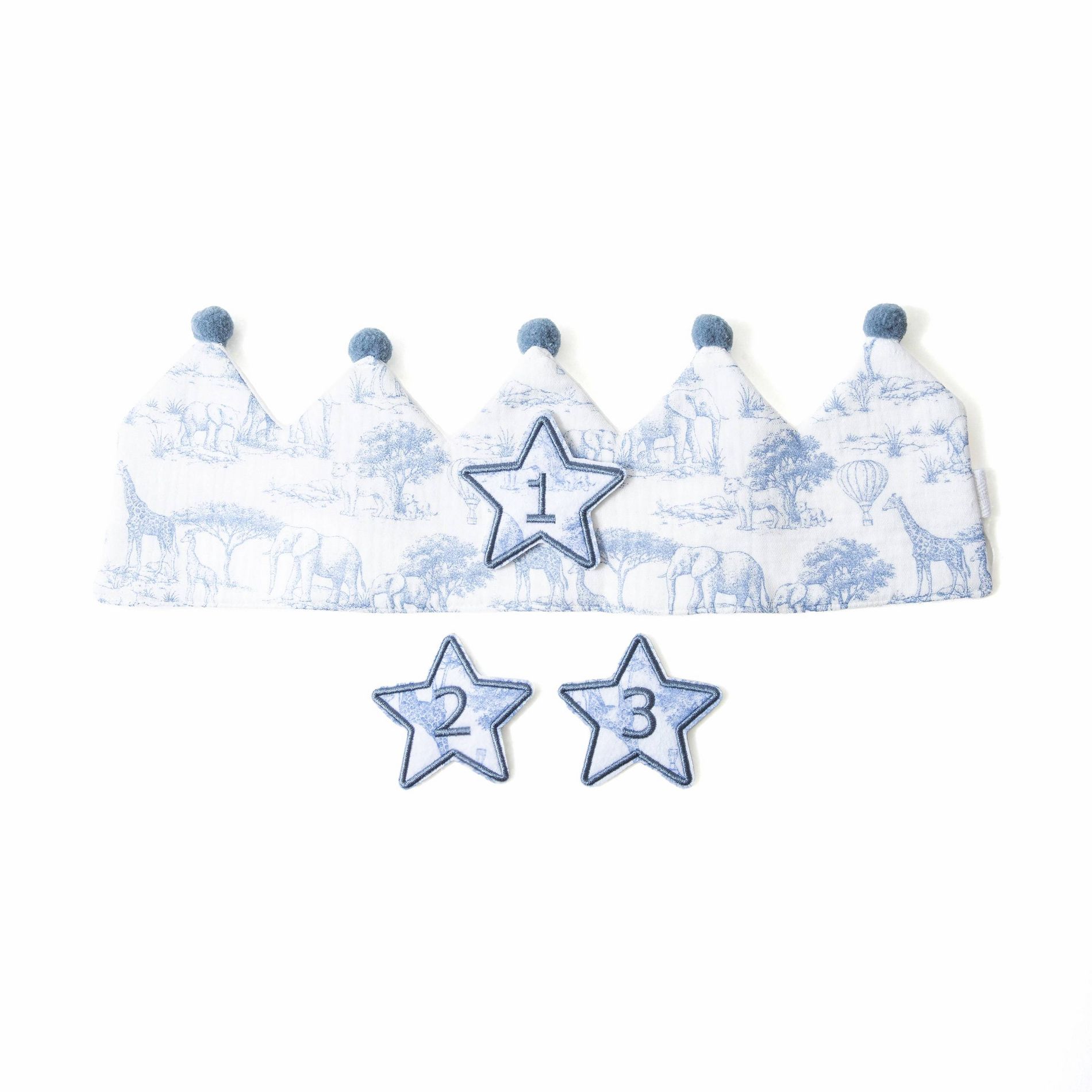 Picolette by Olivia Culpo Birthday Crown Photo Prop - Blue