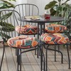 Kensington Garden 4pc 15"x15" Outdoor Bistro Chair Cushions - 2 of 4