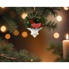 HomeRoots Trotting Dog in Comfy Christmas Attire Hand Painted Mouth Blown Glass Ornament - 2 of 4