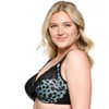 Glamorise Womens WonderWire Front-Closure Underwire Bra 1245 Centennial Leopard - image 3 of 4