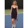 Women's U Neck Overall - Sleeveless Jumpsuits with Spaghetti Straps, Loose Fit Athletic Romper Overalls with Pockets - 2 of 4