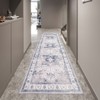 Area Rugs for Living Room - Machine Washable Non Slip Vintage Rugs, Low Pile Lightweight Chenille Print Rug for Bedroom, Dining Room, Home Office - 2 of 4