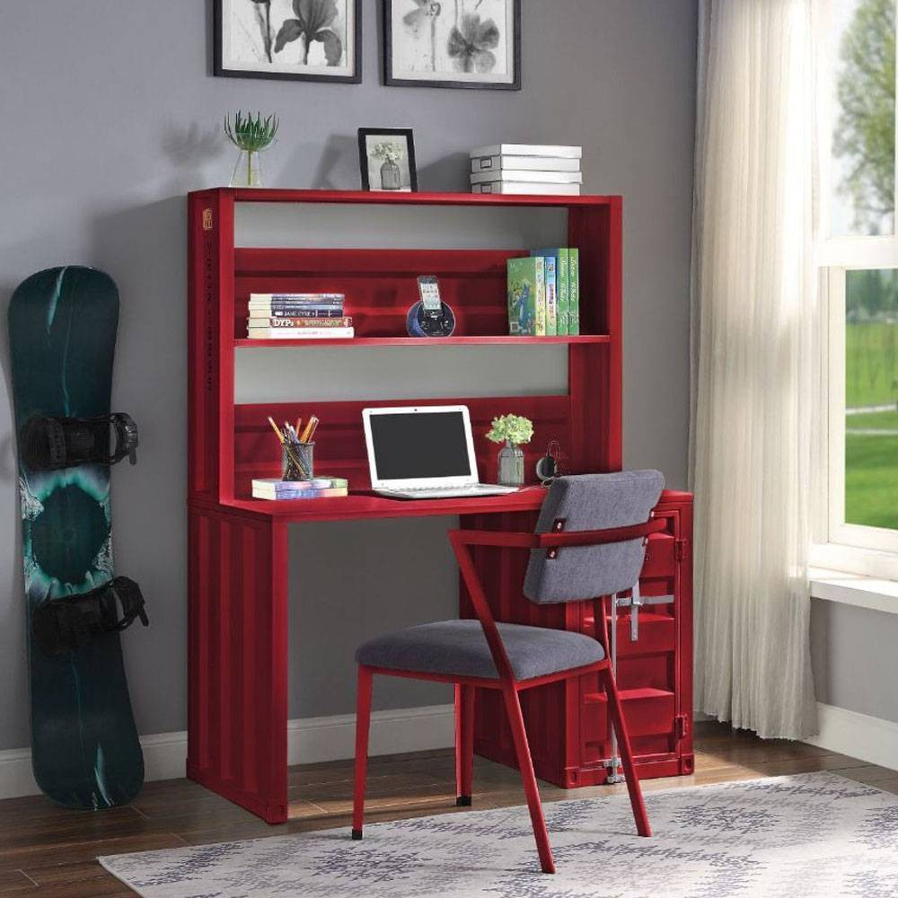Photos - Other Furniture Cargo 47" Desks Red - Acme Furniture