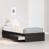 South Shore Metal Platform Bed with Natural Cane/Pure Black - 4 of 4