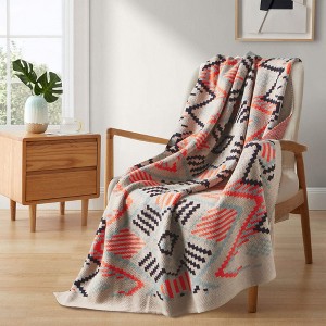 Peace Nest Boho Chunky Knit Throw Blanket 50"x60" - 1 of 4