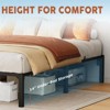 6 Inch Tiwn Bed Frame, Heavy Duty Metal Platform Bed Frame with Durable Iron Slat Support and Legs - 3 of 4