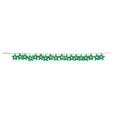  Green Confetti Garland, each 