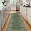 2x6 Hallway Runner Rug Low Pile Machine Washable Rugs Modern Stripe Geometric Foldable Minimalistic Carpet with Rubber Backing for Entryway Hallway - 3 of 4