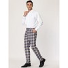 Lars Amadeus Men's Business Plaid Casual Slim Fit Checked Dress Trousers - 4 of 4