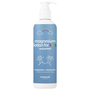 Unscented Magnesium Lotion for Kids with Sensitive Skin, Moisturizes & Hydrates Skin, Supports Relaxation & Restful Night, M3 Naturals, 8 fl oz - 1 of 4