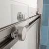 NicBex Shower Door 56-60" Wx74"H Bypass Sliding Shower Door with 5/16" (8mm) Tempered Glass with Reversible Installation - 2 of 4