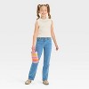 Girls' Mid-Rise Denim Straight Jeans - Cat & Jack™ - 3 of 3