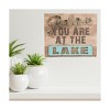 Transpac Wood 19 in. Multicolor Spring You Are At The Lake Wall Decor - 3 of 4