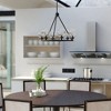 Vaxcel Lander 6 - Light Chandelier in  Matte Black - image 2 of 4