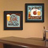 DSVIMOY Wall Art, 2-Piece Printed Wall Art, Ready To Hang Framed Poster, Black, 28"*1.50"*14" - 2 of 4
