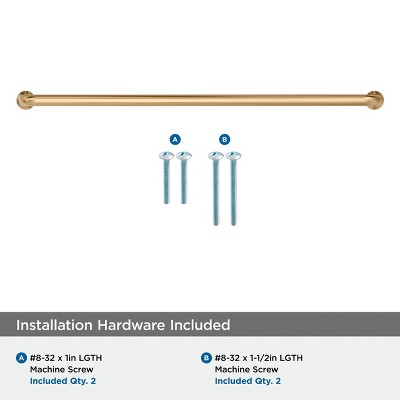 Champagne Bronze 12-5/8 inch Modern Bar Pull