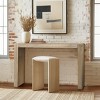 NicBex Console Table with Wood Finish,Entryway Table with Wire Brushed Distressing,Modern Couch Table for Living Room,Natural - image 2 of 4