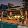 EROMMY 12 Ft. W x 16 Ft. D Metal Patio Gazebo - 3 of 4