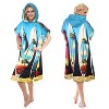 Catalonia Hooded Microfiber Beach Towels for Womens Mens Teens, Surf Cape Changing Towel Robe, Oversized Quick-Dry Beach Towel, Gift Ideas for Moms - 2 of 4