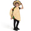 Joyfy Kids' Taco Halloween Costume, Unisex Halloween Taco Outfit – Funny Foodie Dress-Up for Toddler Party Fit for Kids (4-7yr) - 3 of 4