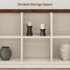 GustoWave 62 Inch Wood Storage Bookcase, 3 Tier Bookcase，8 Cube Storage Organizer Bookshelf - 4 of 4