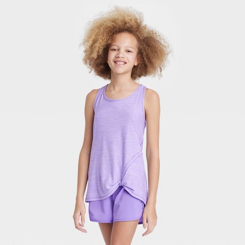 Girls' Studio Tank Top - All in Motion™ Violet L