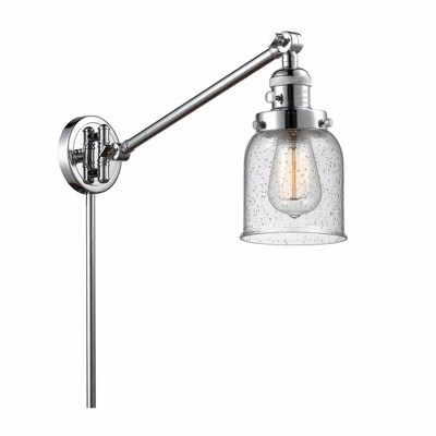 Bell - 1 Light Swing Arm Wall Sconce In Industrial Style-25 Inches Tall and 8 Inches Wide
