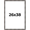 PosterPalooza | Shadow Box 1.75" Deep Brown Picture Frame - UV Acrylic, Foam Board Backing, Hanging Hardware - 2 of 4