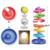 Quercetti Spiral Tower Brightball 10pc Swirling Ball Run Toy, Stacking Play - 3 of 4