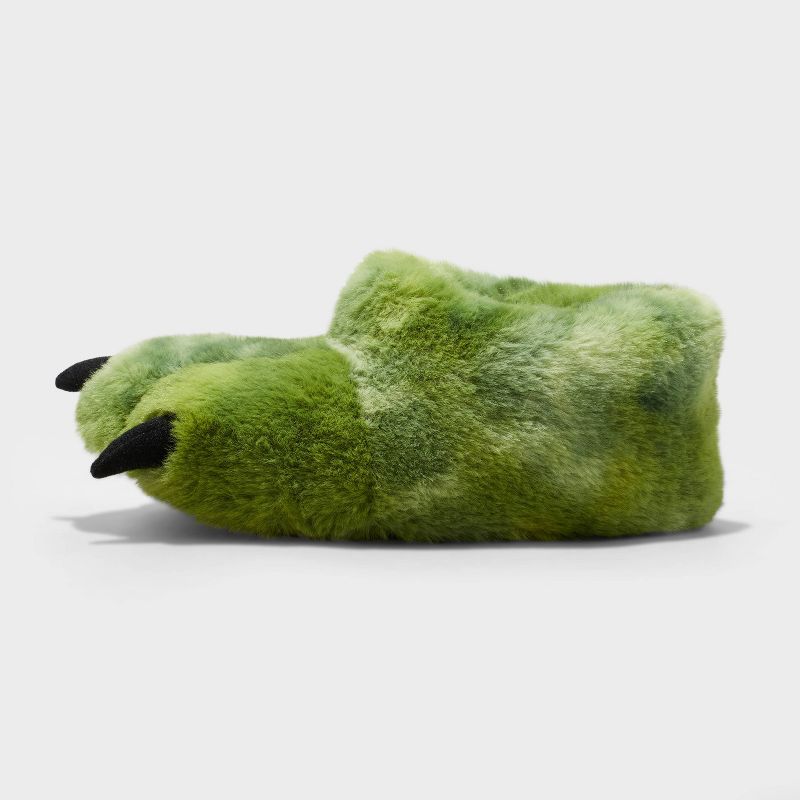 Boys' Kai Dinosaur Foot Slippers - Cat & Jack™ Green, 2 of 5