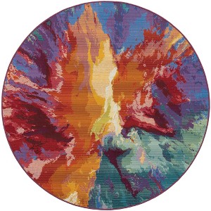 Unique Loom    Outdoor Modern Monteverde Area Rug - 1 of 4
