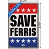 Trends International FERRIS BUELLER - SAVE Framed Wall Poster Prints - 3 of 4