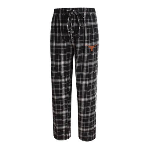 Ncaa Texas Longhorns Men's Big And Tall Plaid Flannel Pajama Pants : Target