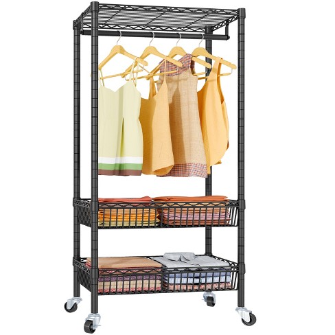 Vipek V2e Wire Garment Rack Heavy Duty Clothes Rack With 6-shelf Hanging  Closet Organizer & 2 Drawers, Max Load 550lbs : Target