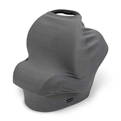 Image of Simka Rose 6-in-1 Nursing Cover & Baby Carseat Cover, Gray