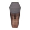 Glam Glass Vase - Metallic Finish, Textured Design, Modern Decorative Accent for Home & Office, Living Room & Bedroom Decor - 2 of 4