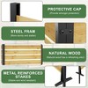 Gulches Wood Privacy Screen, Outdoor Privacy Walls, Privacy Wood Fence for Pool Equipment Enclosure, Trash Can Enclosures, Air Conditioner Fence - 4 of 4